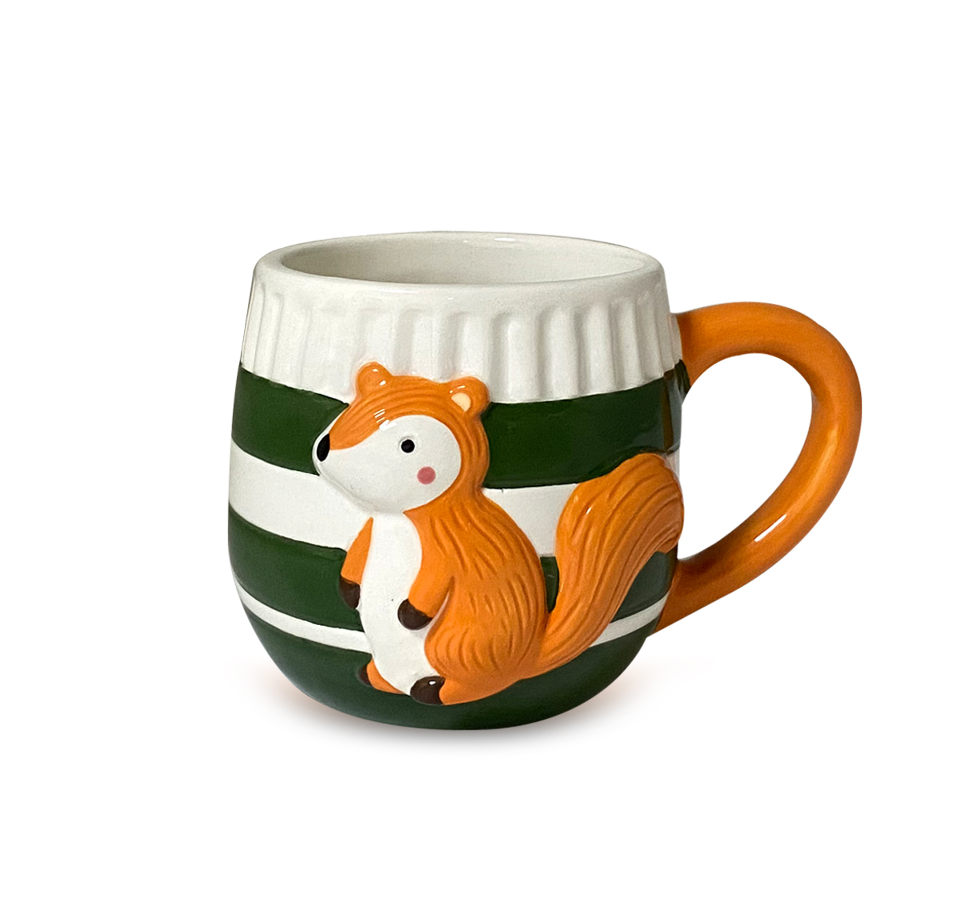 Embossed Ceramic Mug