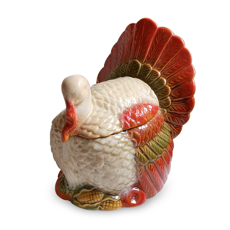 Thanksgiving Ceramic Jar