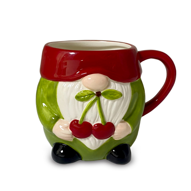 Cherry ceramic mug