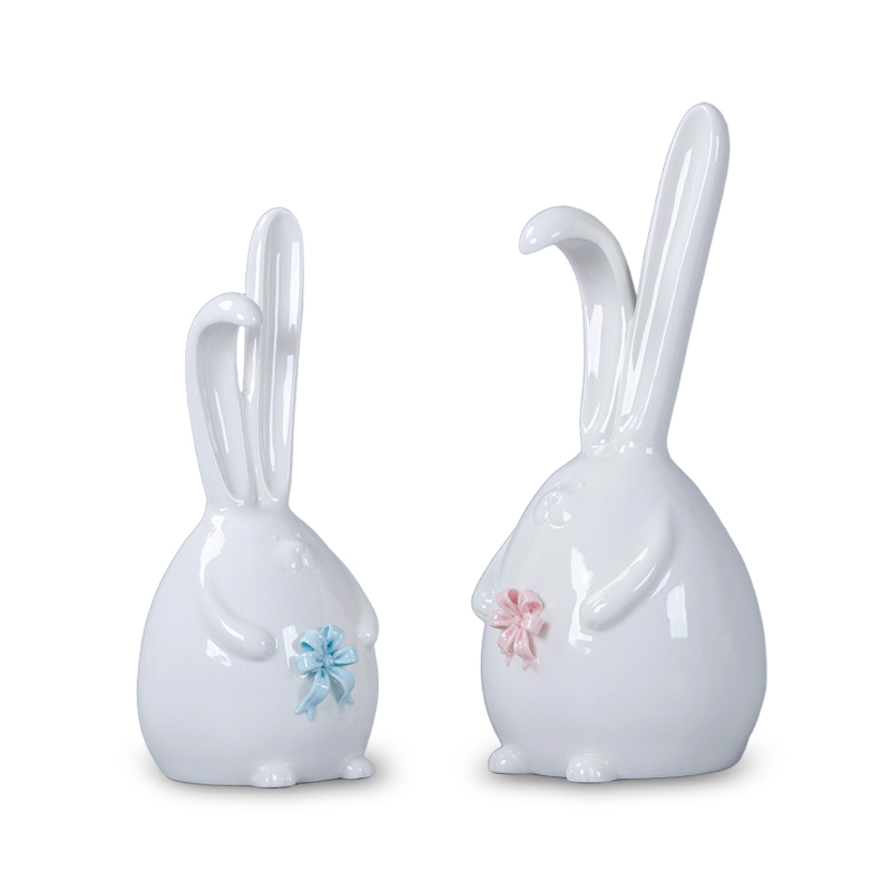Rabbit Ceramic Decoration